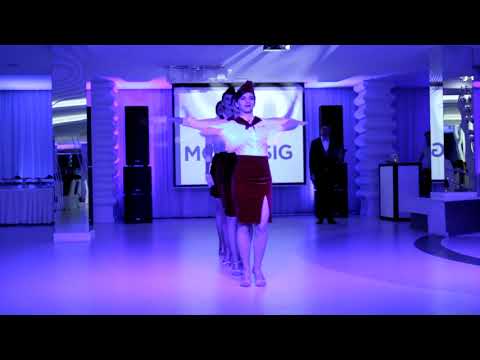 Видео: Percov Show,  танец   стюардесс, звук свет ведение организация 067359000