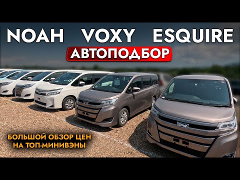 Видео: АВТОПОДБОР МИНИВЭНА TOYOTA VOXY I NOAH❗️ Обзор рынка и ЦЕНЫ❗️ АВГУСТ 2024