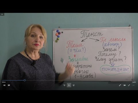 Видео: ТЕМА И ГЛАВНАЯ МЫСЛЬ. РАЗЪЕДИНЯЯ, ОБЪЕДИНЯЙ)))