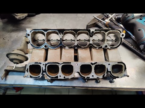 Видео: Основная причина разрушения вихревых заслонок на  Mitsubishi Pajero #6G75 3.8 250лс