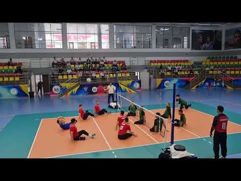 Видео: Параволейбол..Атырау-кзылорда 1-партия           6-ая летняя паралимпиада РК 2023г.
