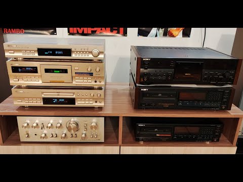 Видео: Топовые - Sony CDP-557ESD, TC-K555ESL и Pioneer T-D7, PDR-D7, F-D3