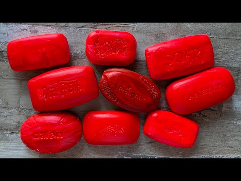 Видео: ASMR SOAP| Cutting colored soaр | Soap Carving| Резка крашенного мыла