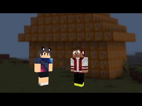 Видео: Нуб и Про нашли дом из везучих Лаки Блоков и разломали его в Minecraft PE