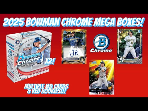 Видео: 🚨Мегабоксы Bowman Chrome 2025 года! Спасибо! 🙏🏼