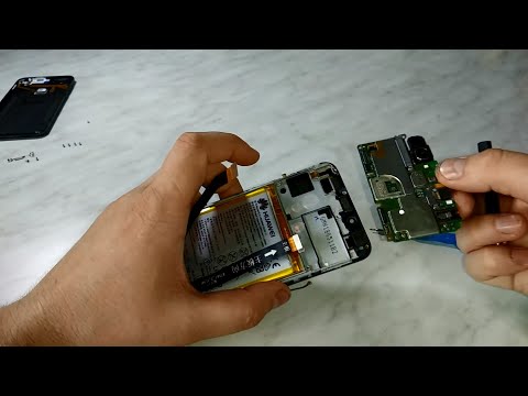 Видео: Huawei Y6 Prime 2018 (ATU-L31). Замена модуля дисплея в сборе с сенсорным стеклом