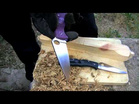 Видео: Рез каната: Endura VG-10 vs. Military S30V vs. Endura ZDP-189 (часть 1)