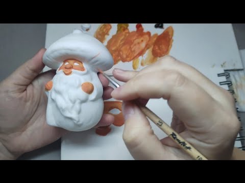 Видео: Часть 2.Учимся рисовать личико на игрушке. Акрил. Роспись по стеклу . Перероспись игрушки из Ашана .