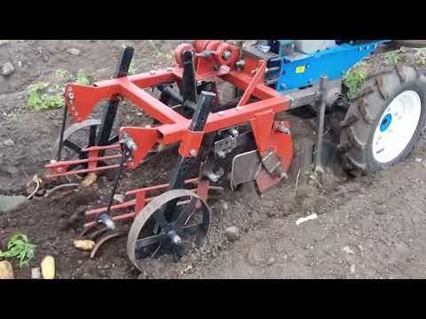 Видео: Картофелекопалка. Испытания.