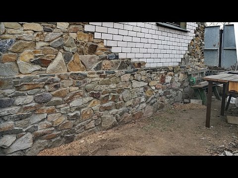 Видео: Фундамент из бутового камня.