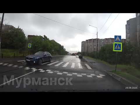 Видео: 1432. Мурманск (Северный проезд, ул Папанина) 28.08.2025