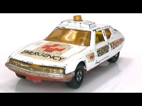 Видео: Реставрация Matchbox Citroen SM Coupé Doctor Emergency Speed ​​Kings №К-62.