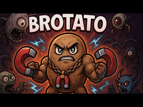 Видео: Brotato - Новый герой: Магнитный 🧲