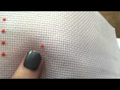 Видео: Вышивка крестом №23 — Учебное пособие по вышивке булавочной головкой