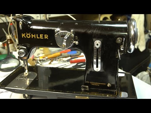 Видео: Кёллер 50 класс - Обзор швейной машины Kohler 50