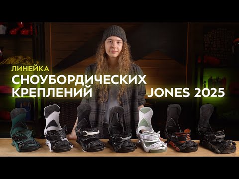 Видео: Линейка сноубордических креплений Jones 2025