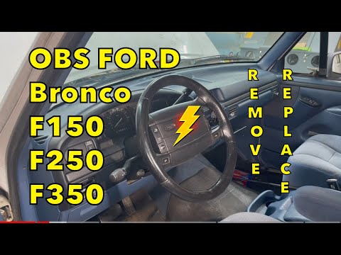 Видео: Рулевая колонка OBS Ford Truck Bronco — как снять и заменить (1992+)