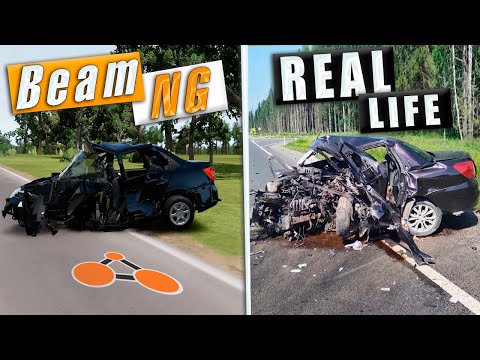 Видео: BeamNG Drive Аварии на реальных событиях #45