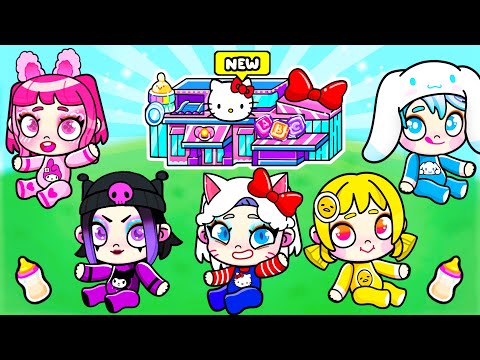 Видео: ХЕЛЛОУ КИТТИ, КУРОМИ и МАЙ МЕЛОДИ В ДЕТСКОМ САДИКЕ | Hello Kitty в Avatar World | Toca Boca
