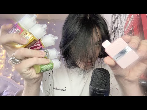 Видео: асмр обзор на жидкости и одноразки