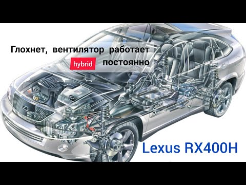 Видео: Lexus RX400h замена электро помпы инвертора, electric pump replacement.