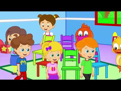 Видео: Рухлива гра "Музичний стілець"