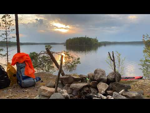 Видео: По озерам Мурманской области. Рыбалка. Первые пороги. Часть 5