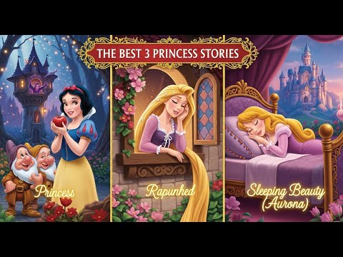Видео: Три лучшие сказки о волшебных принцессах для детей