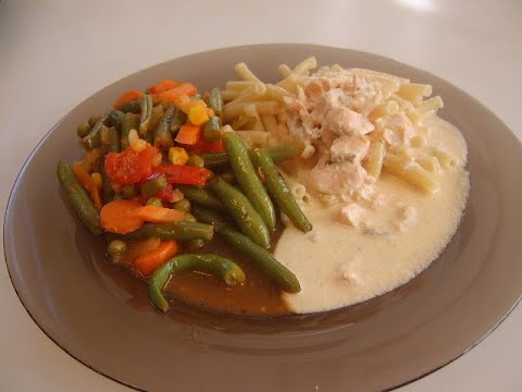 Видео: Макароны, сливочный соус с сёмгой. Маринкины творинки. Всем МИРА и Добра!