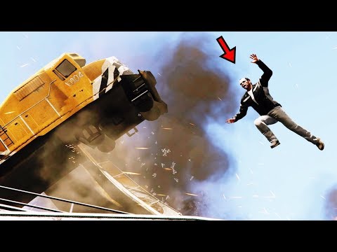 Видео: GTA 5 "Тревор пойызды сұмдық тоқтатты"