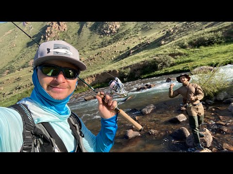 Видео: Fishing adventures with GoFishing. Рыбалка на форель 🎣. Поймали форель. 