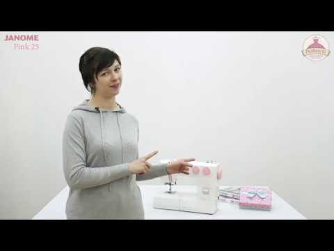 Видео: Janome Pink 25 - японская швейная машина