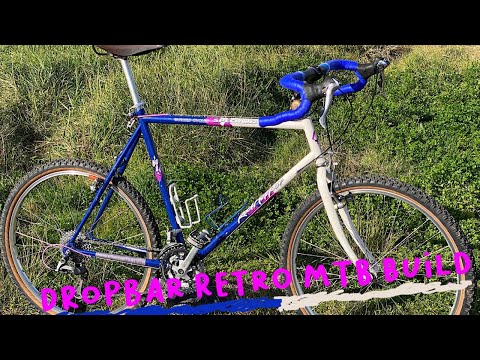 Видео: Реставрация ретро-горного велосипеда с дропбарами/гравийной сборки! Specialized Rockhopper 1989 года