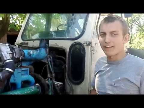 Видео: Турбо ЮМЗ первый пуск / Turbo of JUMZ the first starting