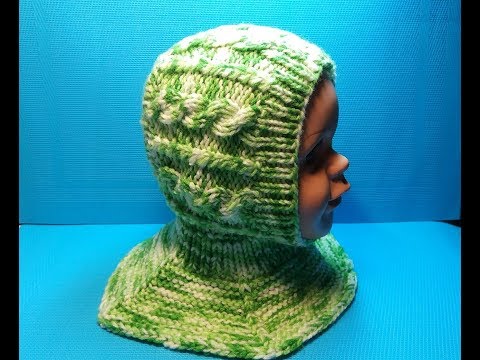 Видео: ШАПОЧКА-ШЛЕМ,СВЯЗАННАЯ СВЕРХУ, ОТ ЛИЦА #239