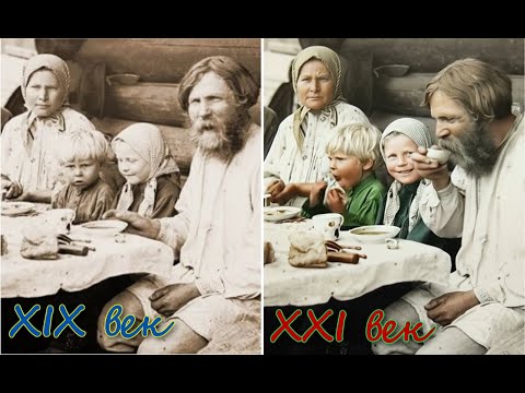 Видео: Крестьянские будни. Ожившие фото - Часть 1 | Daily Life of Villagers. Colorized & Restored - Part 1
