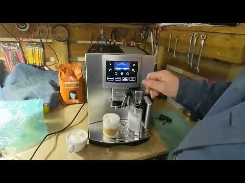 Видео: DeLonghi ESAM 5600 S Perfecta, краткий обзор и приготовление напитков.