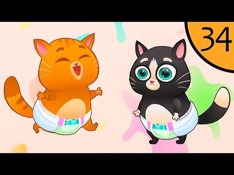 Видео: Суровый КОТИК БУБУ #34. Котята малыши. Мультик ИГРА про котят на Игрули TV
