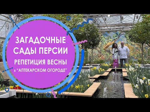Видео: Выставка - Репетиция весны "Загадочные сады Персии" в Аптекарском огороде