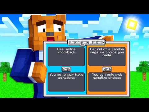 Видео: Minecraft Но вы бы предпочли