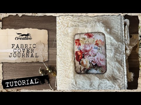 Видео: Пошаговое руководство: журнал в тканевой обложке для начинающих