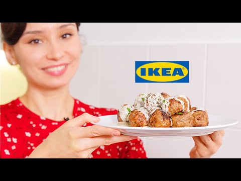 Видео: Знаменитые фрикадельки Ikea! Очень вкусные фрикадельки в сливочном соусе