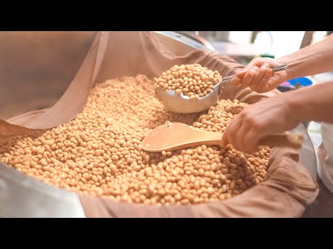 Видео: Как приготовить вкусный японский "Kyo-Natto" Удивительный мастер "Natto" в Киото, Япония! [ASMR]