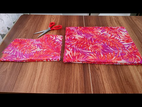 Видео: 🧵 Вы будете удивлены, узнав, что с таким небольшим количеством ткани это так простос ✔