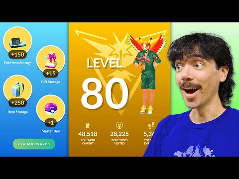 Видео: Как достичь 80-го уровня в Pokémon GO! (ПОЛНОЕ РУКОВОДСТВО)