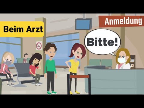 Видео: Учите немецкий | Дэвид болен | У врача