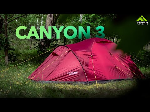 Видео: Намет Terra Incognita Canyon 3 / Canyon 3 Alu