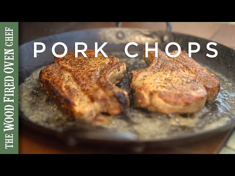 Видео: Свиные отбивные с жареным картофелем и тушеным фенхелем из дровяной печи