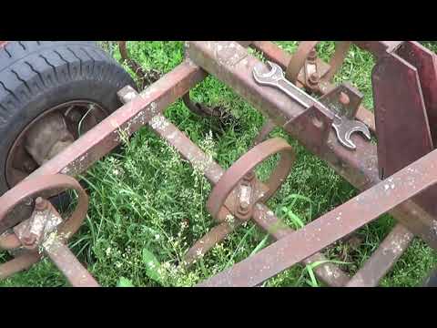 Видео: прополочный культиватор ножничного типа для тыквы