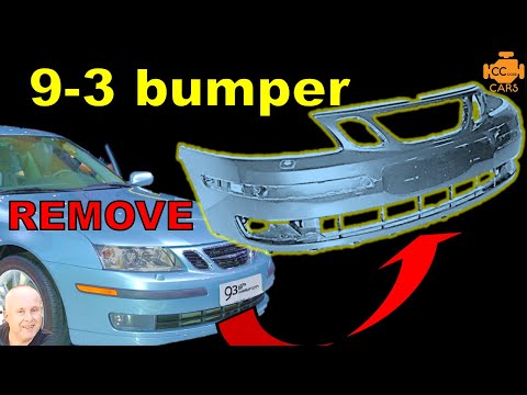 Видео: Снятие переднего бампера Saab 9-3 | Модель 03-07 | ЛЕГКО СДЕЛАТЬ САМ